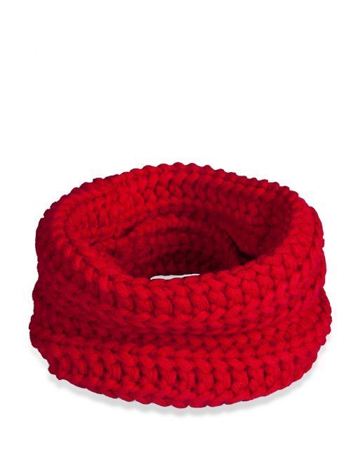 Infinity dog Scarf Red by Fab Dog