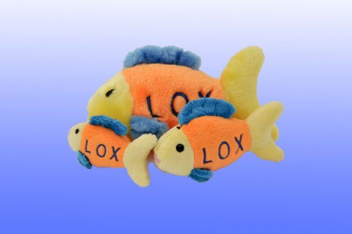 Lox_Fish Toy Chewish dog squeaker toy