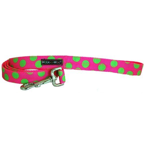 walk-e-woo-neon-dots-green-pink-dog-leash-lead