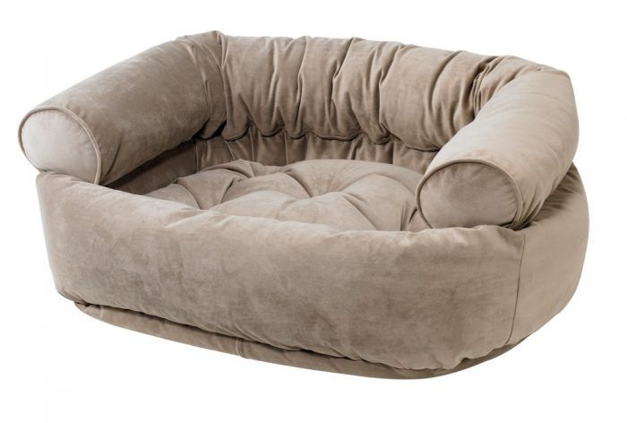Double Donut Dog Bed - Taupe