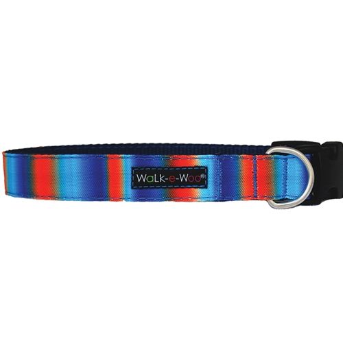 walk-e-woo-tie-dye-blue-orange-dog-collar