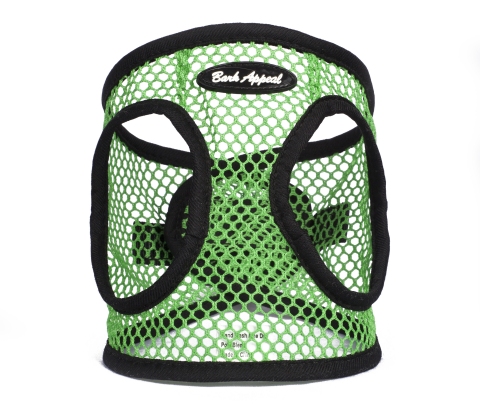 Green Netted EZ Wrap Bark Appeal Dog Harness