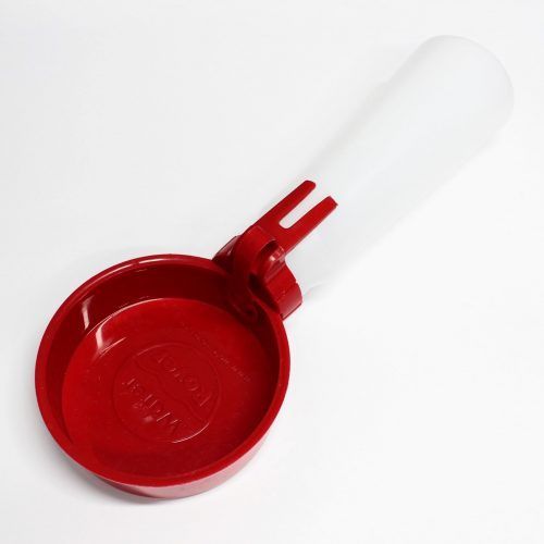 water rover portable pet water bowl even bigger red