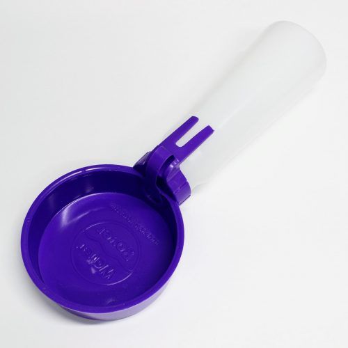 water rover portable pet water bowl even bigger purple