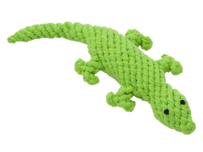 rope dog toy lizard